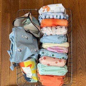 Colorful Kids Cloth Diaper Set